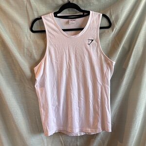 Gymshark White Sleeveless Top